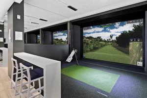 Commercial multi bay golf simulator