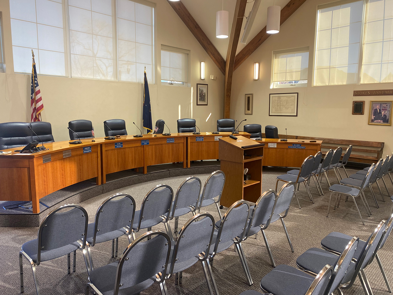 Westtown Town Hall interior