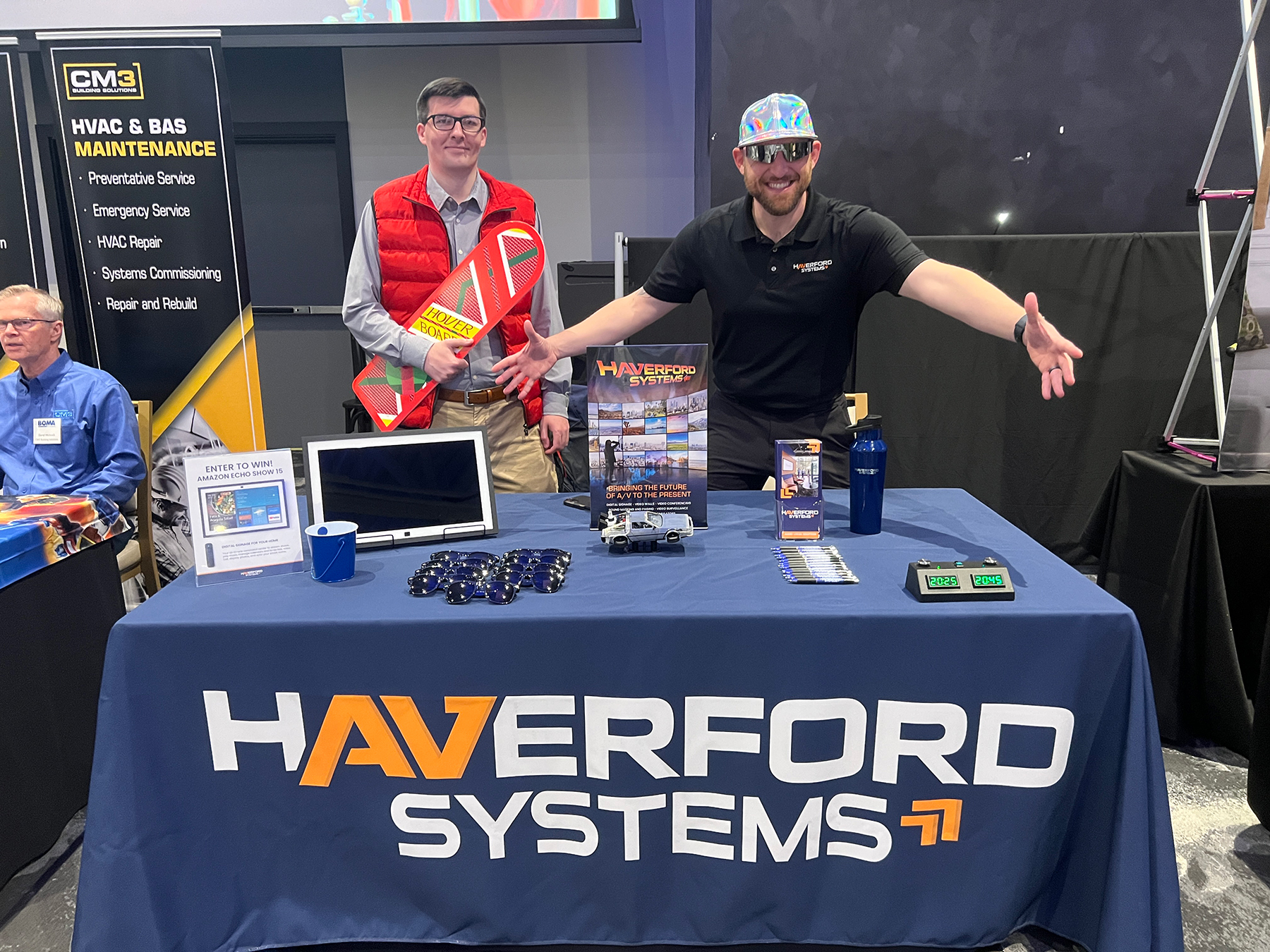 HSI employees at expo booth