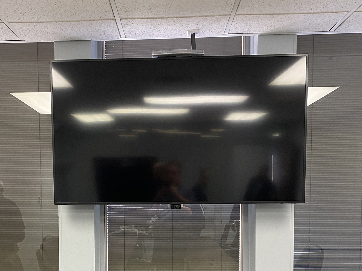 Ceiling mounted digital display